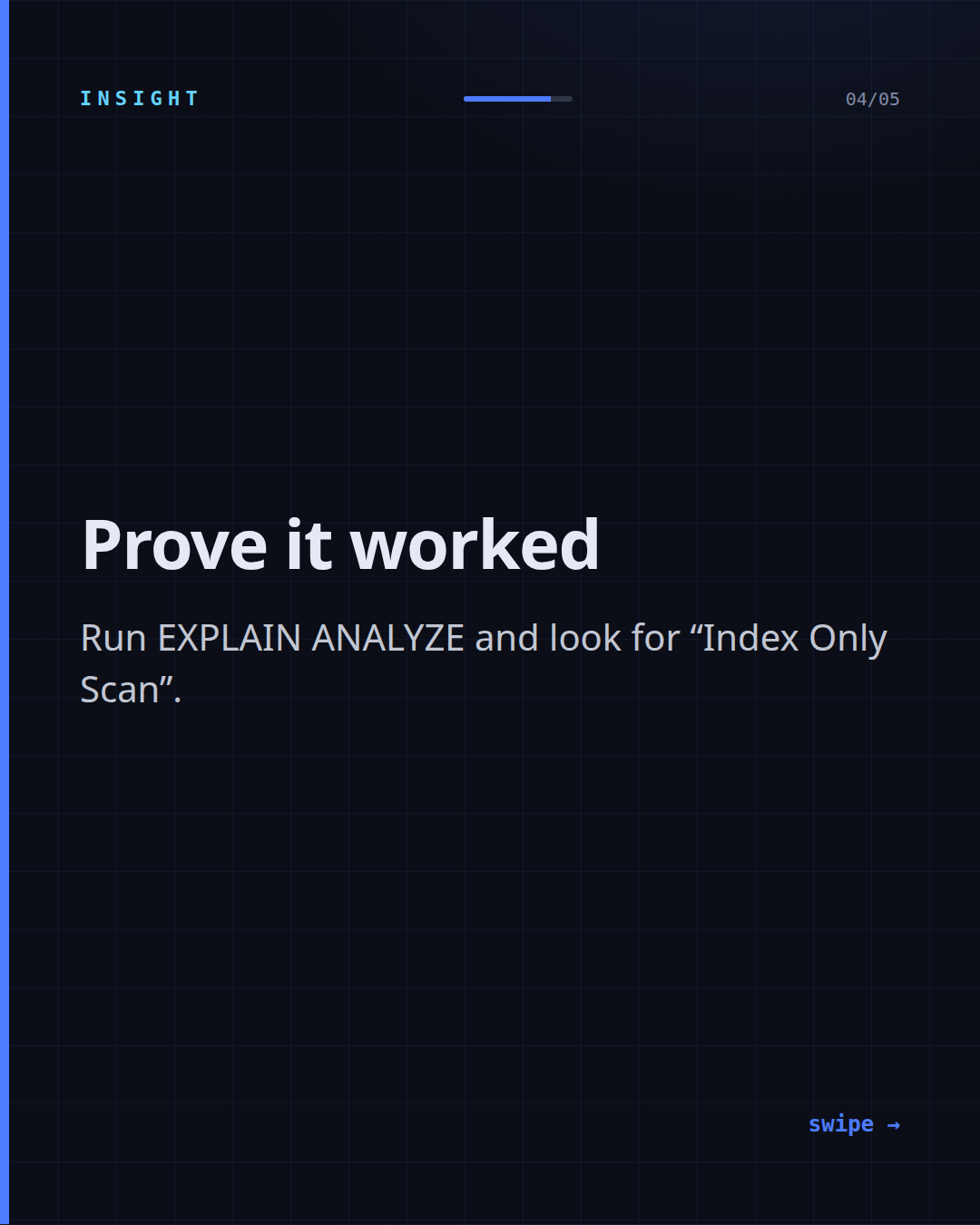 The Postgres index you’re not using — slide 4 of 5
